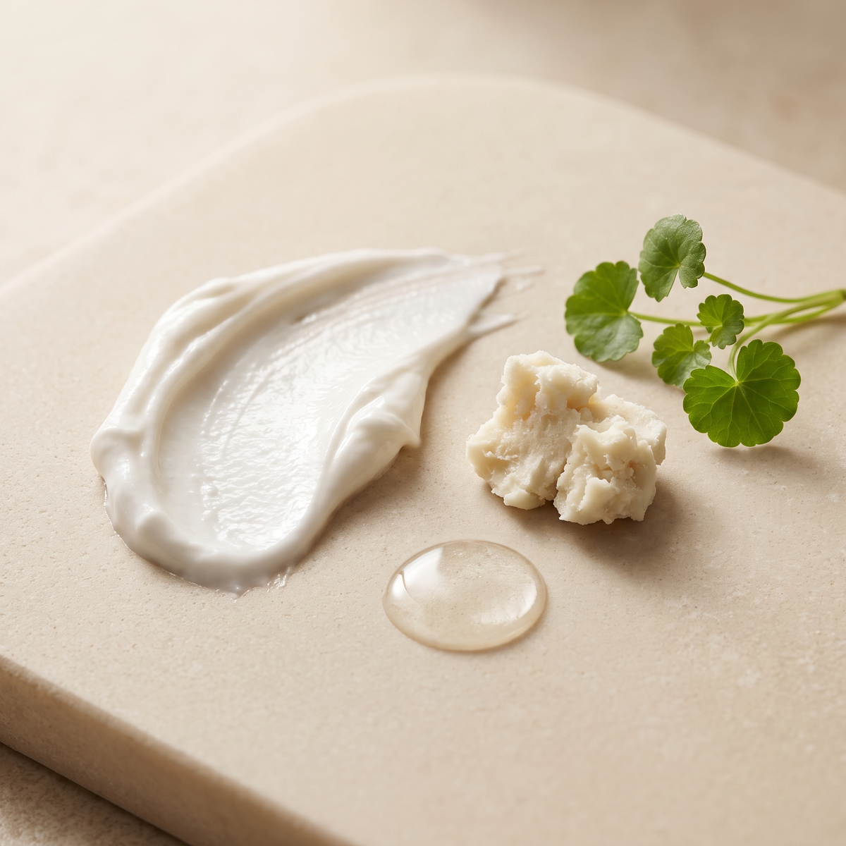 Cream ingredients: shea butter, squalane, ceramides, centella