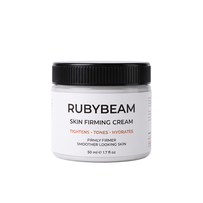 RubyBeam Skin Firming Cream on a pure white background
