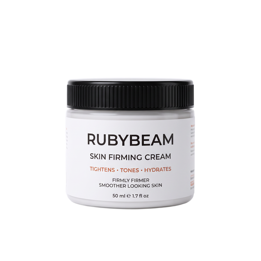 RubyBeam Skin Firming Cream on a pure white background