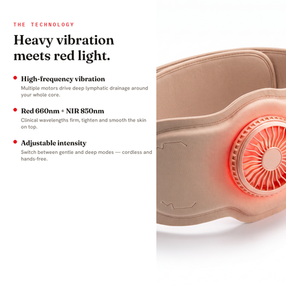 The technology — heavy vibration meets red and near-infrared light