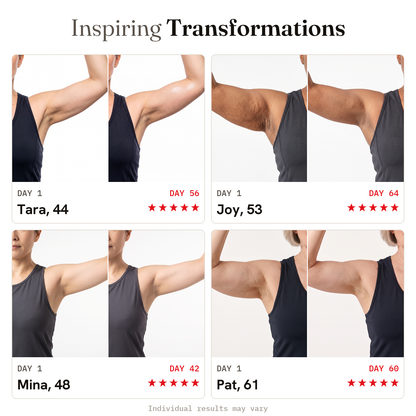 Inspiring transformations — firmer toned arms, less batwing sag