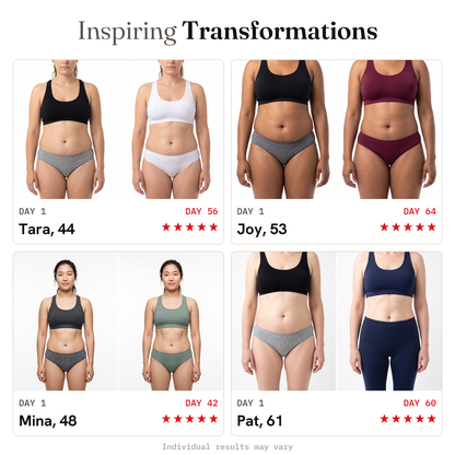 Inspiring transformations — real before and after results in weeks