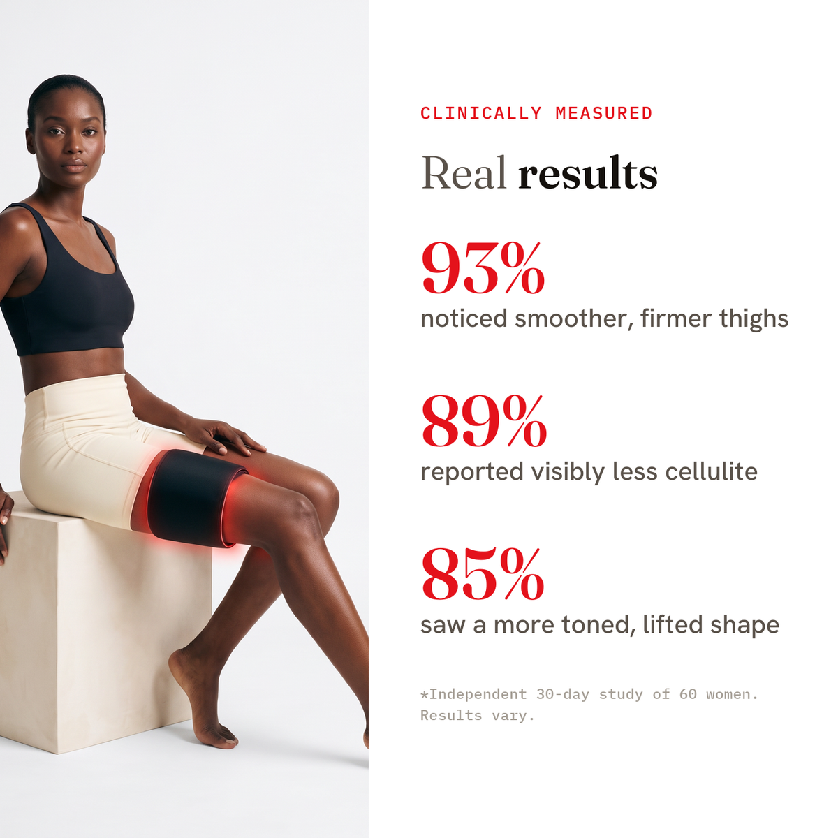 Real results — smoother thighs, less cellulite, more toned